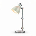 Lampada da tavolo nera con braccio regolabile in metallo 30 x 20 x 50cm